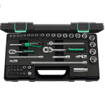 Socket set 1/4; 3/8 inch square drive 48-piece 630006