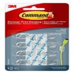 3M Command Clear Small Cord Clips
