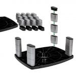 3M Adjustable Monitor Stand, MS80B