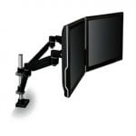 3M Easy Adjust Dual Monitor Arm, Black, MA260MB