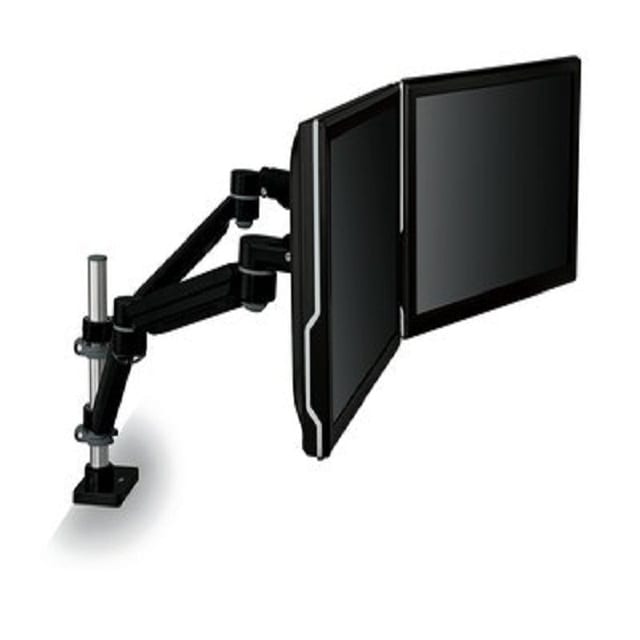 3M Easy Adjust Dual Monitor Arm, Black, MA260MB