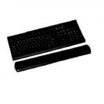 3M Gel Wrist Rest for Keyboard with Leatherette Cover and Antimicrobial Product Protection, WR310LE