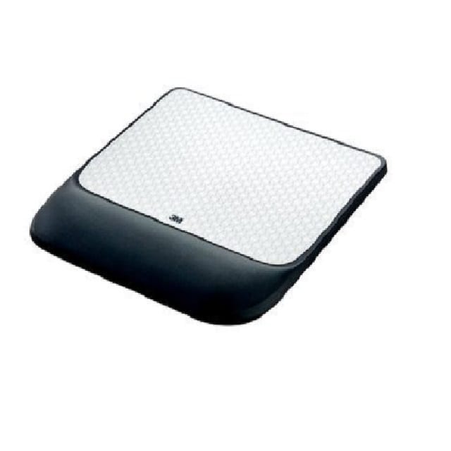 3M Precise Mouse Pad with Gel Wrist Rest, Optical Mouse Performance, Battery Saving Design, Gel Comfort, Black, MW85B