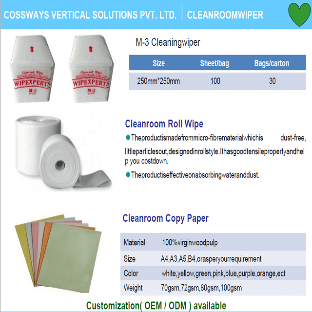 Clean room Wiper
