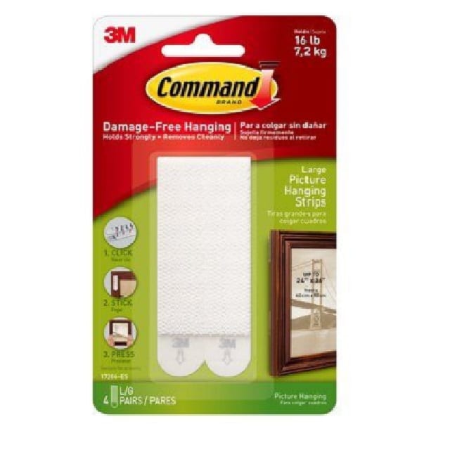 Command Large Picture Hanging Strips